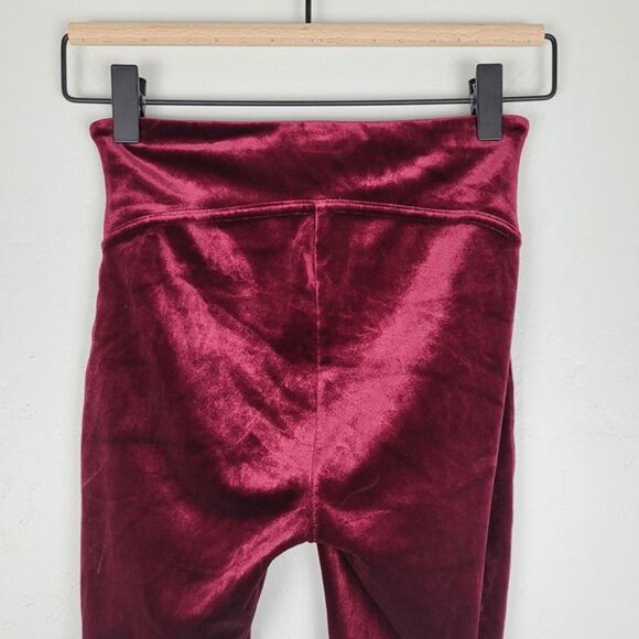 Spanx Velvet Leggings Red Size XS - Picture 5 of 12